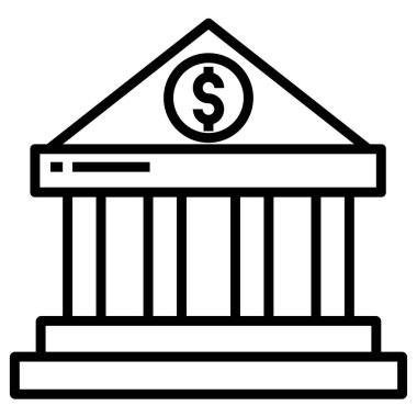 Banka binası. Basit tasarım