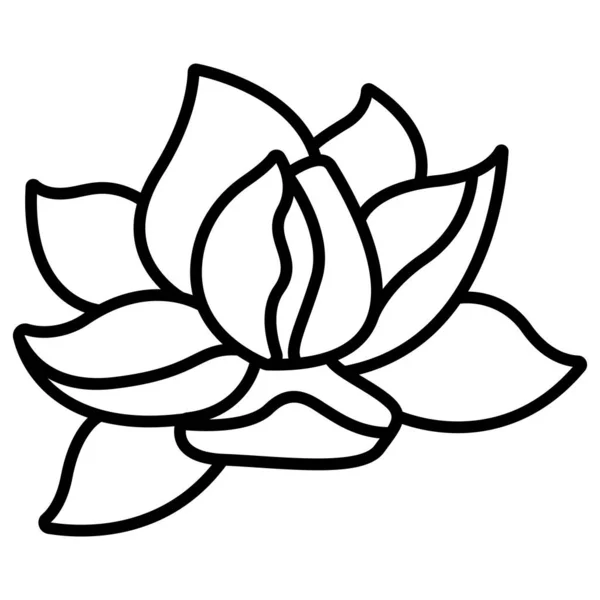 Lotusblume Vektorillustration — Stockvektor