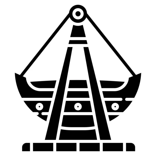 Корабель Веб Іконка Проста Конструкція — стоковий вектор
