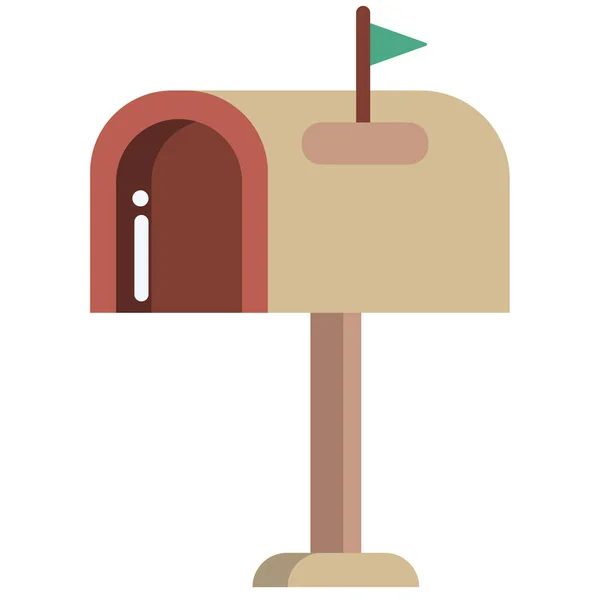 Icono Correo Ilustración Vectorial — Archivo Imágenes Vectoriales