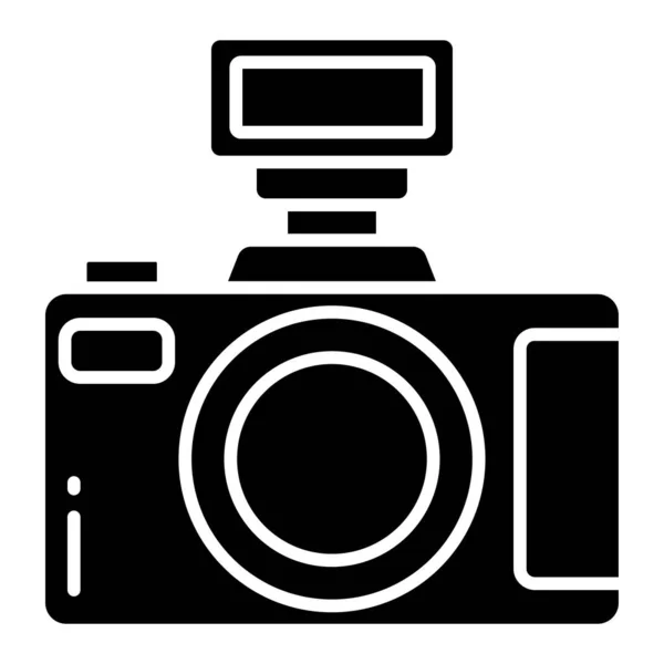 Een Camera Web Icoon Eenvoudige Illustratie — Stockvector