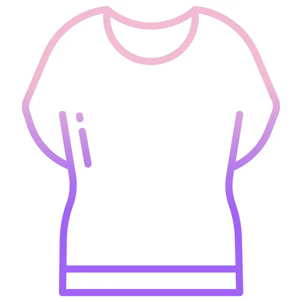 Shirt Ícone Simples Ilustração Vetorial — Vetor de Stock