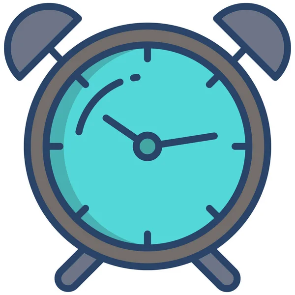 Ilustración Vectorial Del Reloj Despertador — Vector de stock