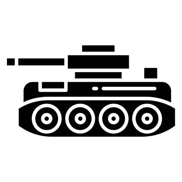 Tanque Icono Vector Simple Sobre Fondo Blanco — Vector de stock