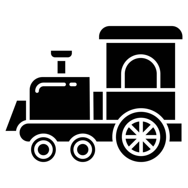 Treno Icona Web Illustrazione Vettoriale — Vettoriale Stock