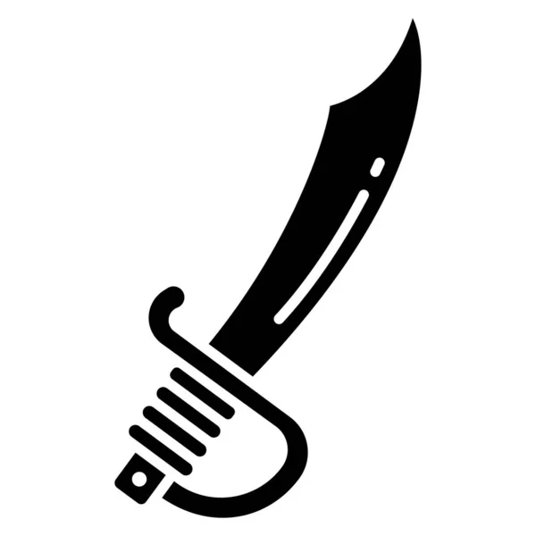 Machete Icono Web Diseño Simple — Archivo Imágenes Vectoriales