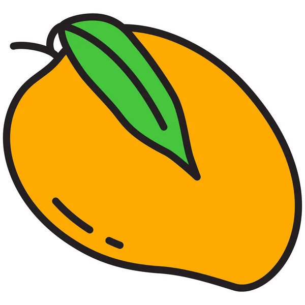 Lemon Ikon Web Ilustrasi Sederhana - Stok Vektor