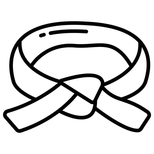 Cinturón Icono Web Ilustración Simple — Archivo Imágenes Vectoriales