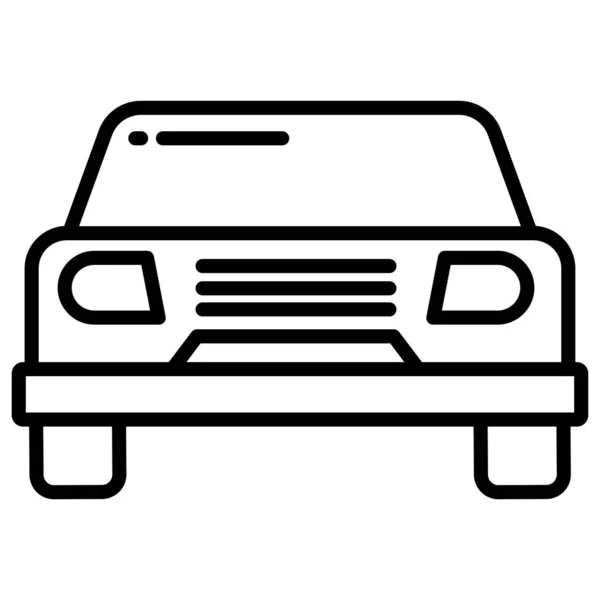 Samochód Ikona Web Prosta Ilustracja — Wektor stockowy