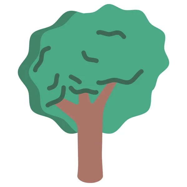 Árvore Ícone Web Ilustração Simples — Vetor de Stock