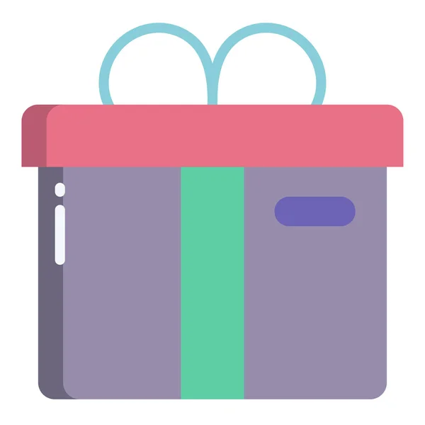 Gift Icon Vector Cadeauvectoricoon Verjaardagscadeau — Stockvector