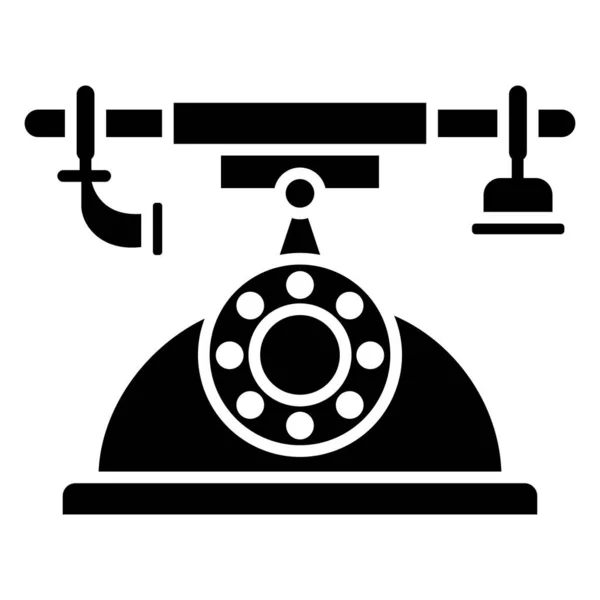 Telefon Web Symbol Vektor Illustration — Stockvektor