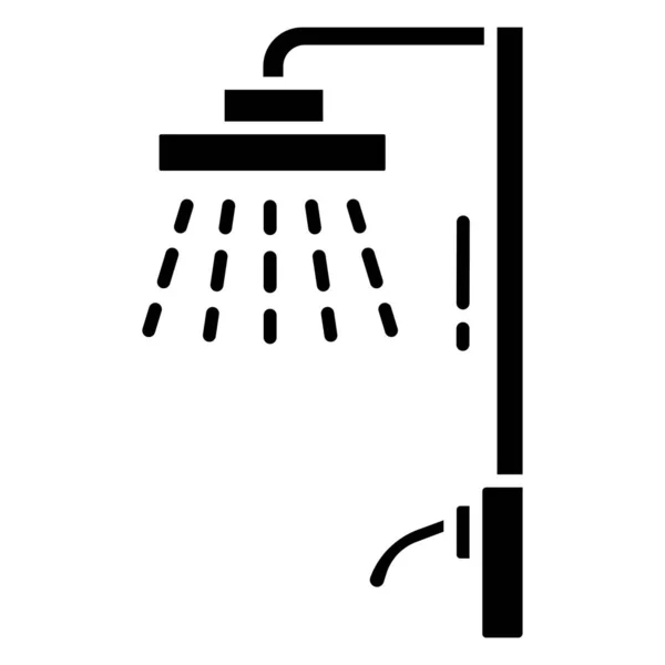 シャワーの Web アイコン ベクトル イラスト — ストックベクタ