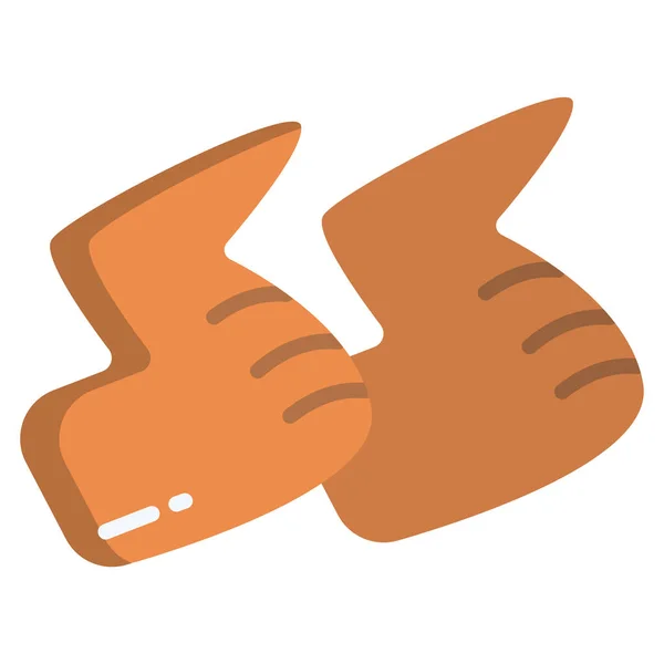 Hühner Web Symbol Einfache Illustration — Stockvektor