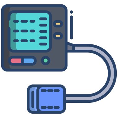 Kan Baskısı simgesinin vektör illüstrasyonu