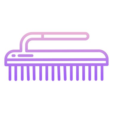 Tarak. Web simgesi basit tasarım