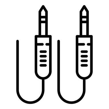 kablo simge vektör çizim 
