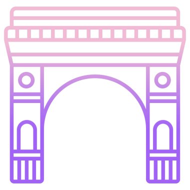 Ünlü bir simgenin vektör illüstrasyonu