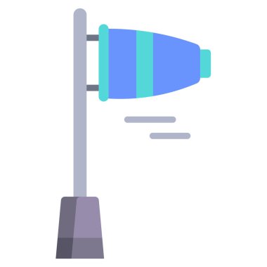 Bir golf ikonunun vektör illüstrasyonu