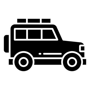 - Araba. Web simgesi basit illüstrasyon