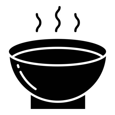 Basit vektör simgesi, Çorba illüstrasyonu