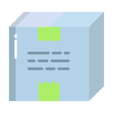 Teslimat. Web simgesi basit illüstrasyon