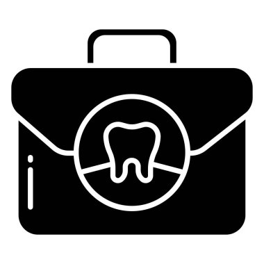 Çanta. Web simgesi basit tasarım