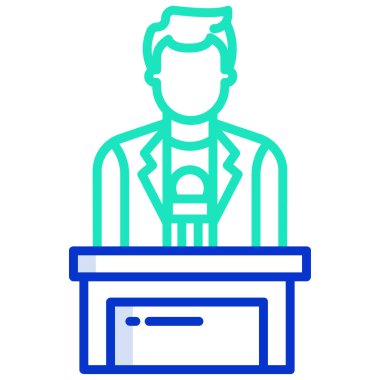 Basit vektör simgesi, insanın resmi