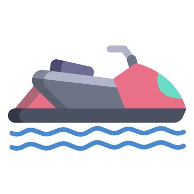 Tekne. Web simgesi basit illüstrasyon