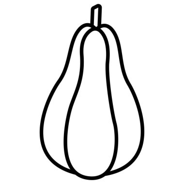 Balkabağım. Web simgesi basit illüstrasyon