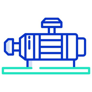 tank. Web simgesi basit illüstrasyon
