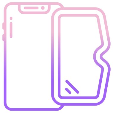  Cep telefonu web simgesi, vektör çizim