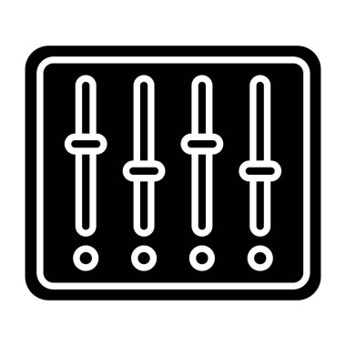 eşitleyici simge vektör illüstrasyonu