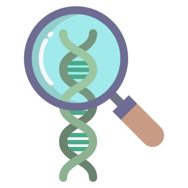 dna. Web simgesi basit illüstrasyon 