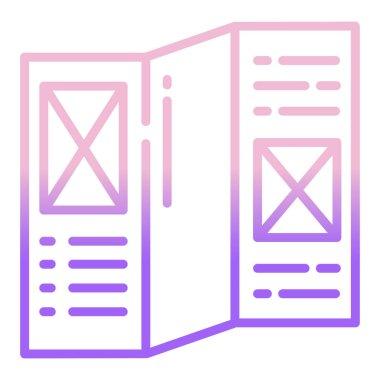 Yaprak simgesi, vektör illüstrasyonu 