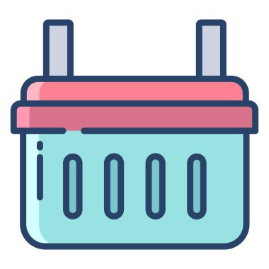 Alışveriş sepeti. Basit tasarım