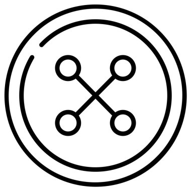 düğme simgesi vektör illüstrasyonu 