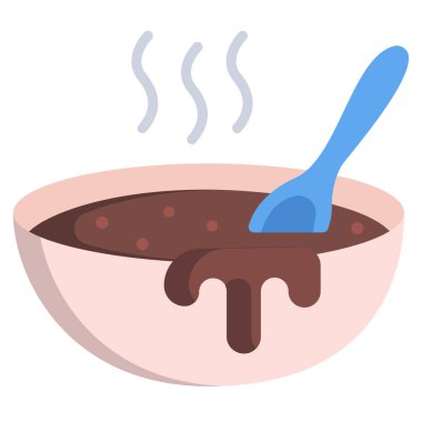 Yemek pişirmek. Web simgesi basit illüstrasyon