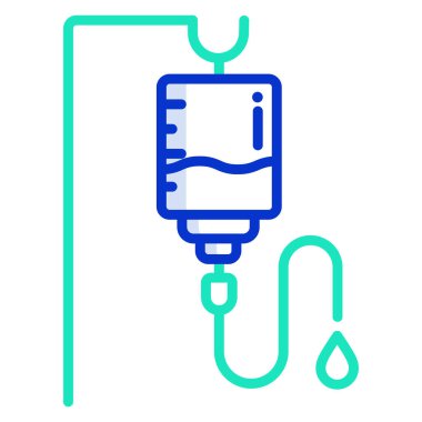 kan nakli vektör çizgisi simgesi