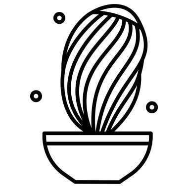 Bir top kasesinin vektör çizimi