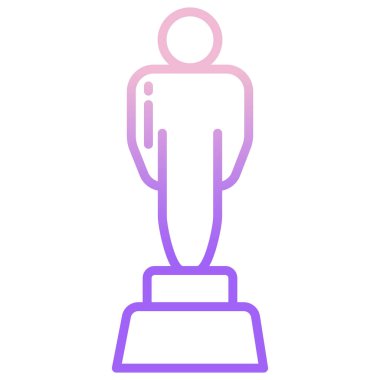 Kupa. Web simgesi basit illüstrasyon