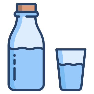 süt ağı simgesi, vektör illüstrasyonu