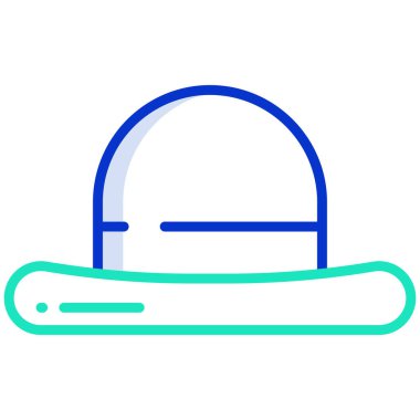  hat web simgesi, vektör illüstrasyonu