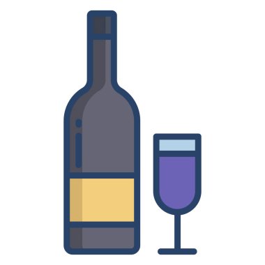 şişe vektör illüstrasyonu