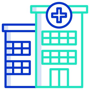 Hastane binası. Basit tasarım