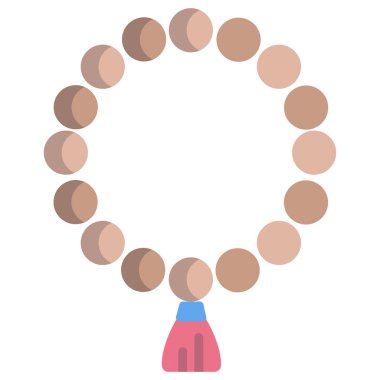 Çemberdeki bir kadının vektör çizimi