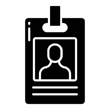 Tanımlama simgesi. Basit vektör illüstrasyonu