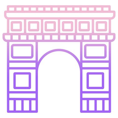 Basit vektör simgesi, Zafer Takı 'nın çizimi