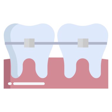 Diş bakımı. Basit resimleme
