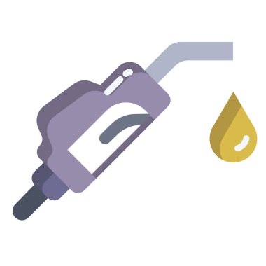 Yağ pompası. Basit resimleme 